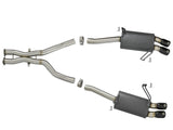 Mach Force-Xp 2-1/2 Inch 304 Stainless Steel Cat-Back Exhaust w/Black Tips BMW Z4 M (E85/86) 06-08 L6-3.2L S54 aFe Power