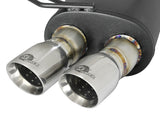 Mach Force-Xp 2-1/2 Inch 304 Stainless Steel Cat-Back Exhaust w/Polished Tips BMW Z4 M (E85/86) 06-08 L6-3.2L S54 aFe Power
