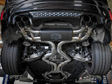 Mach Force-Xp 3-1/2 Inch 304 Stainless Steel Cat-Back Exhaust System w/ Black Tip BMW X5 M (F85) / X6 M (F86) 15-19 V8-4.4L (tt) S63 aFe Power