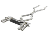 Mach Force-Xp 3-1/2 Inch 304 Stainless Steel Cat-Back Exhaust w/ Polished Tip BMW X5 M (F85) / X6 M (F86) 15-19 V8-4.4L (tt) S63 Moderate Sound Level aFe Power