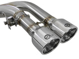 Mach Force-Xp 3-1/2 Inch 304 Stainless Steel Cat-Back Exhaust w/ Polished Tip BMW X5 M (F85) / X6 M (F86) 15-19 V8-4.4L (tt) S63 Aggressive Sound Level aFe Power