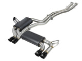 Mach Force-Xp 2-1/2 Inch 304 Stainless Steel Cat-Back Exhaust System w/ Black Tips BMW M3 (E46) 01-06 L6-3.2L S54 aFe Power