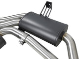 Mach Force-Xp 2-1/2 Inch 304 Stainless Steel Cat-Back Exhaust w/ Polished Tips BMW M3 (E46) 01-06 L6-3.2L S54 aFe Power