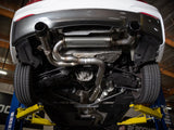 Mach Force-Xp 3 Inch to 2-1/2 Inch 304 Stainless Steel Cat-Back Exhaust Black BMW M235i (F22/23) 14-16 L6-3.0L (t) N55 aFe Power