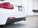 Mach Force-Xp 3 Inch to 2-1/2 Inch 304 Stainless Steel Axle-Back Exhaust Polished BMW M235i (F22/23) 14-16 L6-3.0L (t) N55 aFe Power