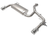 Mach Force-Xp 3 to 2-1/2 Inch Stainless Steel Axle-Back Exhaust w/Polished Tip BMW X1 (F48) 15-22 L4-2.0L (t) aFe Power