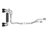 Mach Force-Xp 3 to 2-1/2 Inch Stainless Steel Cat-Back Exhaust System w/Black Tip BMW M2 Competition (F87) 19-21 L6-3.0L (tt) S55 aFe Power