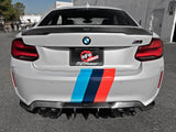 Mach Force-Xp 3 to 2-1/2 Inch Stainless Steel Cat-Back Exhaust System w/Black Tip BMW M2 Competition (F87) 19-21 L6-3.0L (tt) S55 aFe Power