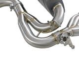 Mach Force-Xp 3 to 2-1/2 Inch 304 Stainless Steel Cat-Back Exhaust w/Polished Tip BMW M2 Competition (F87) 19-21 L6-3.0L (tt) S55 aFe Power