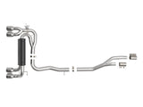 Mach Force-Xp 3 to 2-1/2 Inch 304 Stainless Steel Cat-Back Exhaust w/Polished Tip BMW M2 Competition (F87) 19-21 L6-3.0L (tt) S55 aFe Power
