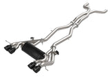 Mach Force-Xp 3 Inch to 2-1/2 Inch Stainless Steel Cat-Back Exhaust System Black BMW M3/M4 (G80/82) 21-26 L6-3.0L (tt) S58 aFe Power