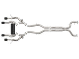 Mach Force-Xp 3 Inch to 2-1/2 Inch Stainless Steel Cat-Back Exhaust System Black BMW M3/M4 (G80/82) 21-26 L6-3.0L (tt) S58 aFe Power