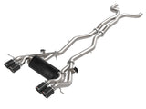 Mach Force-Xp 3 Inch to 2-1/2 Inch Stainless Steel Cat-Back Exhaust System Carbon BMW M3/M4 (G80/82) 21-26 L6-3.0L (tt) S58 aFe Power