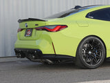Mach Force-Xp 3 Inch to 2-1/2 Inch Stainless Steel Cat-Back Exhaust System Carbon BMW M3/M4 (G80/82) 21-26 L6-3.0L (tt) S58 aFe Power