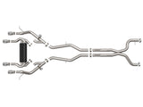 Mach Force-Xp 3 Inch to 2-1/2 Inch Stainless Steel Cat-Back Exhaust System Polished BMW M3/M4 (G80/82) 21-26 L6-3.0L (tt) S58 aFe Power