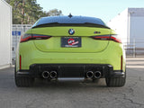 Mach Force-Xp 3 Inch to 2-1/2 Inch Stainless Steel Cat-Back Exhaust System Polished BMW M3/M4 (G80/82) 21-26 L6-3.0L (tt) S58 aFe Power