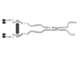 Mach Force-Xp Cat-Back Exhaust 3 to 2-1/2 Inch 304 S/S w/ Black Tips BMW M2 (G87) 23-26 L6-3.0L (tt) S58 aFe Power