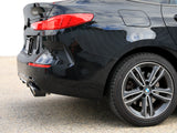 Mach Force-Xp 3 Inch to 2-1/2 Inch Stainless Steel Axle-Back Exhaust System Carbon BMW 228i Gran Coupe (F44) 21-24 L4-2.0L (t) aFe Power
