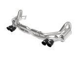 Mach Force-Xp 2-1/2 Inch 304 Stainless Steel Cat-Back Exhaust w/Black Tips Porsche 911 Carrera (991) 12-16 H6-3.8L aFe Power