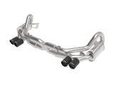 Mach Force-Xp 2-1/2 Inch 304 Stainless Steel Cat-Back Exhaust w/Carbon Fiber Tips Porsche 911 Carrera (991) 12-16 H6-3.8L aFe Power