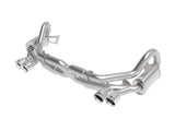 Mach Force-Xp 2-1/2 Inch 304 Stainless Steel Cat-Back Exhaust w/Polished Tips Porsche 911 Carrera (991) 12-16 H6-3.8L aFe Power