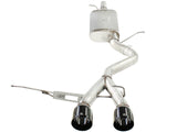 Mach Force-Xp 2-1/2 Inch 304 Stainless Steel Cat-Back Exhaust w/Black Tip Volkswagen R32 2008 V6-3.2L Mkv aFe Power