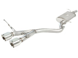 Mach Force-Xp 2-1/2 Inch 304 Stainless Steel Cat-Back Exhaust w/Polished Tip Volkswagen R32 2008 V6-3.2L Mkv aFe Power