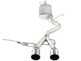 Mach Force-Xp 2-1/2 Inch 304 Stainless Steel Cat-Back Exhaust w/Polished Tip Volkswagen R32 2008 V6-3.2L Mkv aFe Power