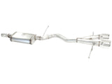 Mach Force-Xp 2-1/2 Inch 304 Stainless Steel Cat-Back Exhaust w/Polished Tip Volkswagen R32 2008 V6-3.2L Mkv aFe Power