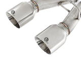 Mach Force-Xp 2-1/2 Inch 304 Stainless Steel Cat-Back Exhaust w/Polished Tip Volkswagen R32 2008 V6-3.2L Mkv aFe Power
