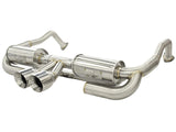 Mach Force-Xp 2 Inch to 2-1/2 Inch Stainless Steel Cat-Back Exhaust System Porsche Boxster S (987.1) 05-08 H6-3.4L 29 HP Gain aFe Power