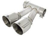 Mach Force-Xp 304 Stainless Steel OE Replacement Exhaust Tip Polished Porsche Boxster S (987.1) 05-08 H6-3.4L aFe Power