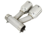 Mach Force-Xp 304 Stainless Steel OE Replacement Exhaust Tip Polished Porsche Boxster S (987.1) 05-08 H6-3.4L aFe Power