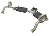 Mach Force-Xp 2-1/2 Inch to 2 Inch Stainless Steel Cat-Back Exhaust System Carbon Porsche Cayman S/Boxster S (981) 13-16 H6-2.7L/3.4L aFe Power