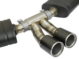 Mach Force-Xp 2-1/2 Inch to 2 Inch Stainless Steel Cat-Back Exhaust System Carbon Porsche Cayman S/Boxster S (981) 13-16 H6-2.7L/3.4L aFe Power