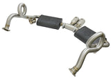 Mach Force-Xp 2-1/2 Inch to 2 Inch Stainless Steel Cat-Back Exhaust System Polished Porsche Cayman S/Boxster S (981) 13-16 H6-2.7L/3.4L aFe Power