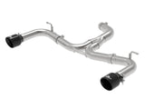 Mach Force-Xp 3 Inch to 2-1/2 Inch Stainless Steel Axle-Back Exhaust System Black Volkswagen Gti (Mkvii) 15-17 L4-2.0L (t) aFe Power