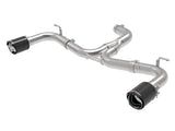 Mach Force-Xp 3 Inch to 2-1/2 Inch Stainless Steel Axle-Back Exhaust System Carbon Volkswagen Gti (Mkvii) 15-17 L4-2.0L (t) aFe Power
