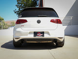 Mach Force-Xp 3 Inch to 2-1/2 Inch Stainless Steel Cat-Back Exhaust System Black Volkswagen Gti (Mkvii) 15-17 L4-2.0L (t) aFe Power