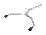 Mach Force-Xp 3 Inch to 2-1/2 Inch Stainless Steel Axle-Back Exhaust System Black Audi A4 (B9) 17-19 L4-2.0L(t) aFe Power