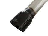 Mach Force-Xp 3 Inch to 2-1/2 Inch Stainless Steel Axle-Back Exhaust System Black Audi A4 (B9) 17-19 L4-2.0L(t) aFe Power