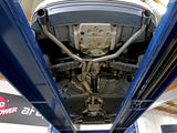 Mach Force-Xp 3 Inch to 2-1/2 Inch Stainless Steel Axle-Back Exhaust System Black Audi A4 (B9) 17-19 L4-2.0L(t) aFe Power