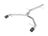 Mach Force-Xp 3 Inch to 2-1/2 Inch Stainless Steel Axle-Back Exhaust System Carbon Audi A4 (B9) 17-19 L4-2.0L(t) aFe Power