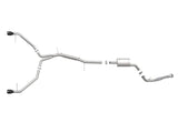 Mach Force-Xp 3 Inch to 2-1/2 Inch Stainless Steel Cat-Back Exhaust System Black Audi A4 (B9) 17-19 L4-2.0L(t) aFe Power