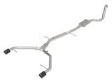Mach Force-Xp 3 Inch to 2-1/2 Inch Stainless Steel Cat-Back Exhaust System Carbon Audi A4 (B9) 17-19 L4-2.0L(t) aFe Power