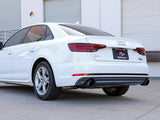 Mach Force-Xp 3 Inch to 2-1/2 Inch Stainless Steel Cat-Back Exhaust System Carbon Audi A4 (B9) 17-19 L4-2.0L(t) aFe Power