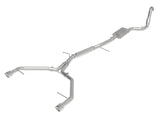 Mach Force-Xp 3 Inch to 2-1/2 Inch Stainless Steel Cat-Back Exhaust System Polished Audi A4 (B9) 17-19 L4-2.0L(t) aFe Power