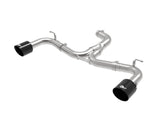 Mach Force-Xp 3 Inch to 2-1/2 Inch Stainless Steel Axle-Back Exhaust System Black Volkswagen Gti (MK7.5) 18-21 L4-2.0L (t) aFe Power