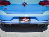 Mach Force-Xp 3 Inch to 2-1/2 Inch Stainless Steel Axle-Back Exhaust System Black Volkswagen Gti (MK7.5) 18-21 L4-2.0L (t) aFe Power