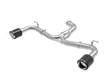 Mach Force-Xp 3 Inch to 2-1/2 Inch Stainless Steel Axle-Back Exhaust System Carbon Volkswagen Gti (MK7.5) 18-21 L4-2.0L (t) aFe Power